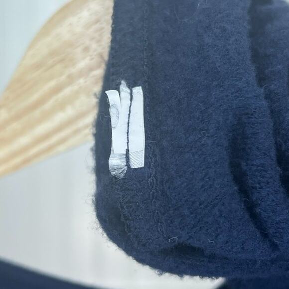 J. Jill Pure Jill Navy Blue Long Sleeve Tunic Top Size M Blouse Tee Stretch - Picture 6 of 8